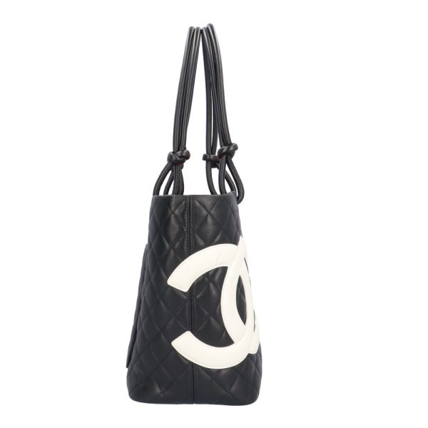 brb10000000123854 4 Chanel Cambon Calf Tote Bag Black