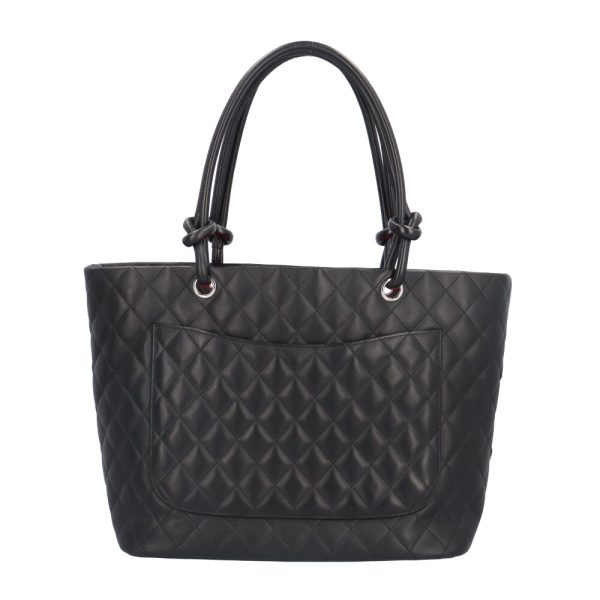 brb10000000123855 3 Chanel Cambon Calf Tote Bag Black