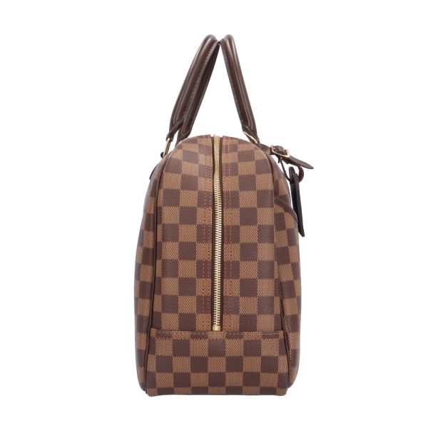 brb10000000123865 4 Louis Vuitton Deauville Damier Canvas Handbag Bag Brown