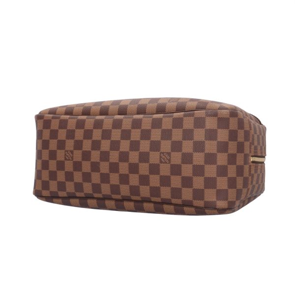 brb10000000123865 5 Louis Vuitton Deauville Damier Canvas Handbag Bag Brown