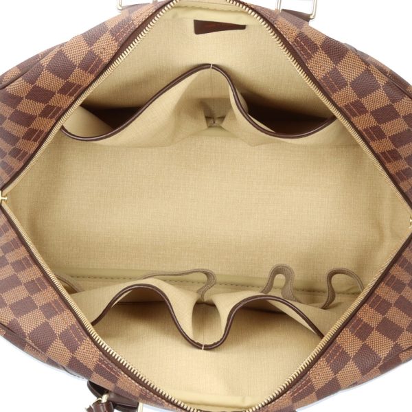 brb10000000123865 6 Louis Vuitton Deauville Damier Canvas Handbag Bag Brown