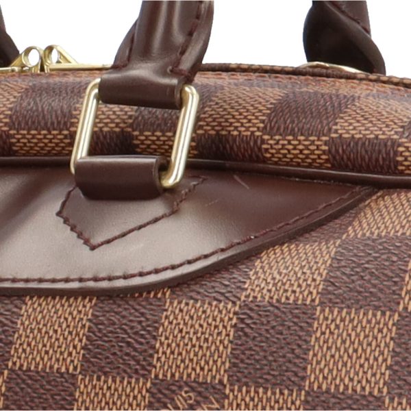 brb10000000123865 7 Louis Vuitton Deauville Damier Canvas Handbag Bag Brown