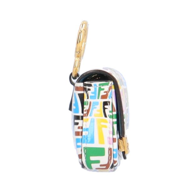 brb10000000124795 4 Fendi Nano Bucket Charm Leather Shoulder Bag Multicolor