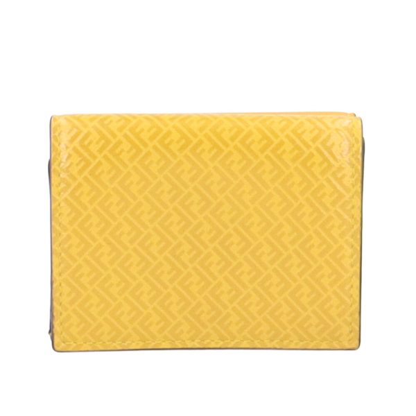 brb10000000125165 1 Fendi Micro Ff Leather Trifold Wallet