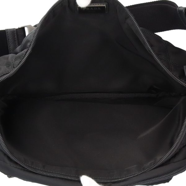 brb10000000125553 6 Prada Nylon Body Bag Black