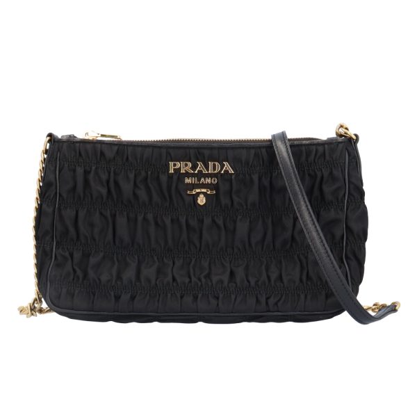 brb10000000125555 1 Prada Nylon Shoulder Bag Black