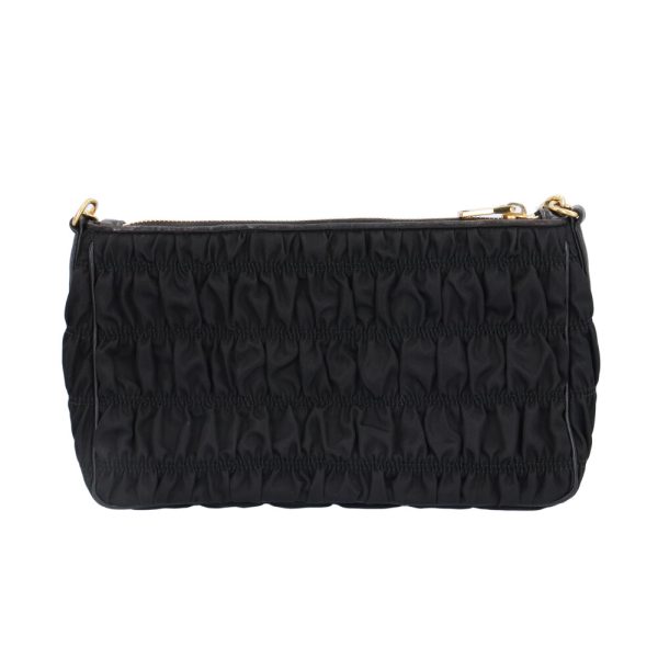 brb10000000125555 3 Prada Nylon Shoulder Bag Black