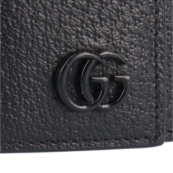 brb10000000125849 6 Gucci GG Marmont Leather Key Case Black