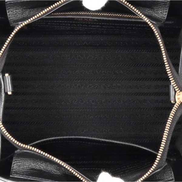 brb10000000125855 6 Prada Leather Shoulder Bag Black