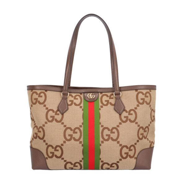 brb10000000126505 1 Gucci Jumbo GG Ophidia Canvas Tote Bag Beige