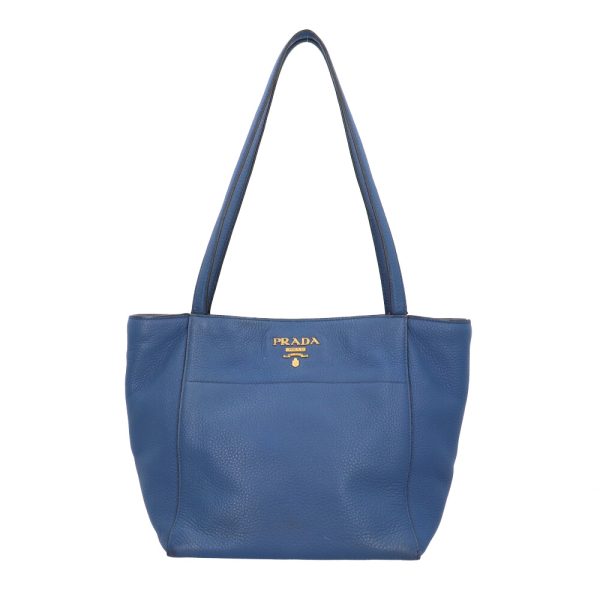 brb10000000127474 1 Prada Leather Tote Bag Blue