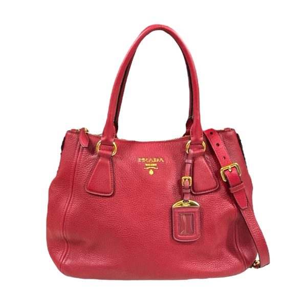 brb10000000127951 1 Prada Leather Shoulder Bag Red