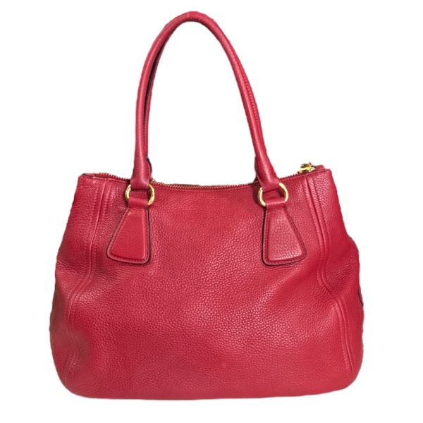 brb10000000127951 3 Prada Leather Shoulder Bag Red