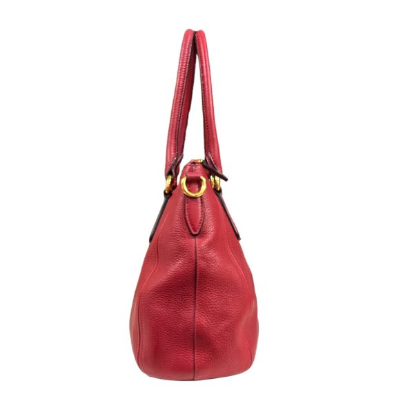 brb10000000127951 4 Prada Leather Shoulder Bag Red