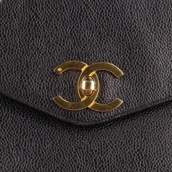 brb10010000000087 12 Chanel Chain Matte Caviar Shoulder Bag