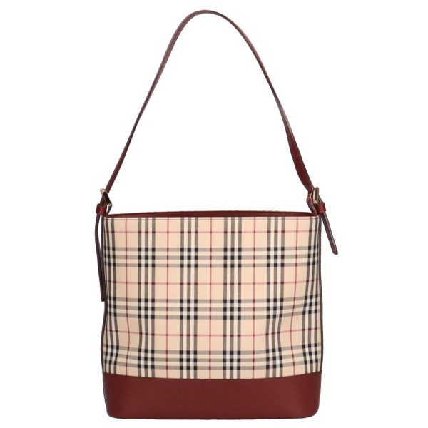 brb10010000008754 3 Burberry Nova Check Shoulder Bag Canvas Beige