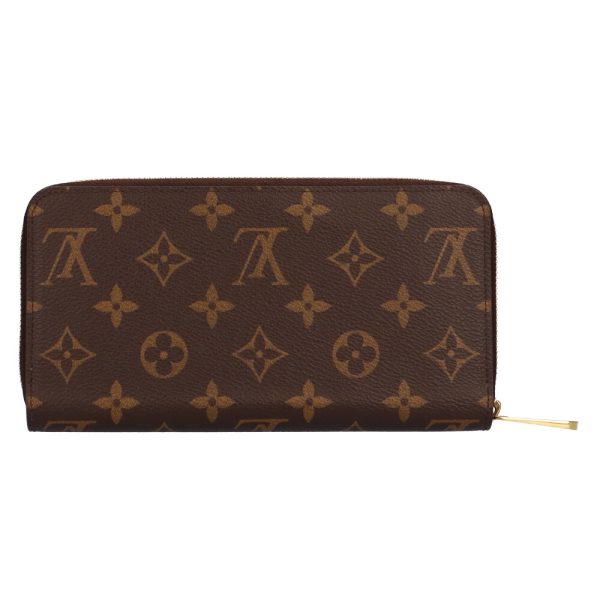 brb10010000009146 2 Louis Vuitton Zippy Monogram Canvas Long Wallet Brown