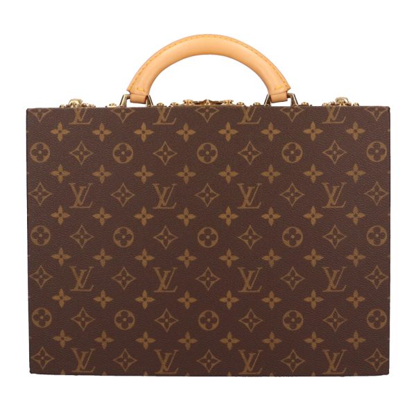 brb10010000009395 1 Louis Vuitton Boite Bijou Jewelry Case Monogram Canvas Brown