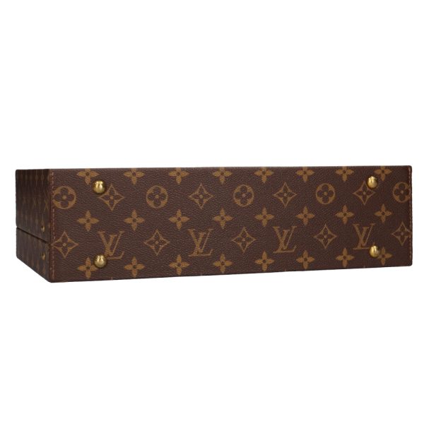 brb10010000009395 5 Louis Vuitton Boite Bijou Jewelry Case Monogram Canvas Brown