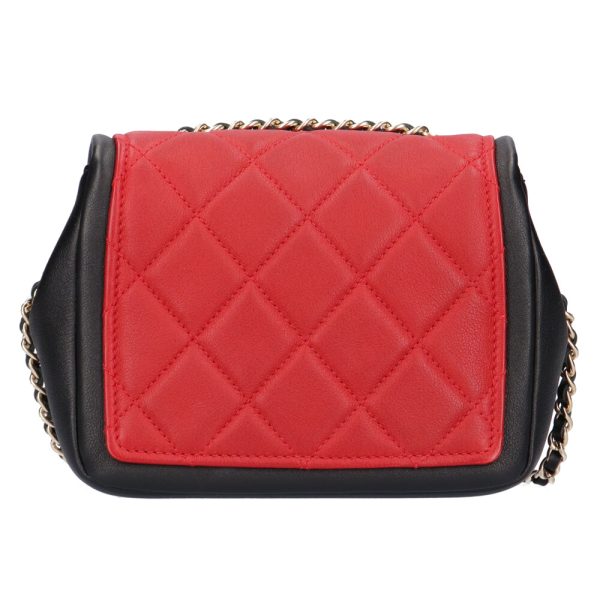 brb10010000009884 3 Chanel Chain Mini Matelasse Lambskin Shoulder Bag Red