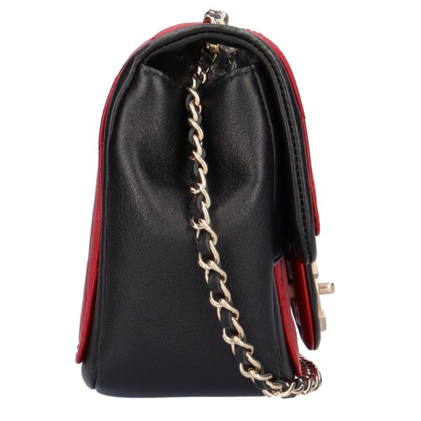 brb10010000009884 4 Chanel Chain Mini Matelasse Lambskin Shoulder Bag Red