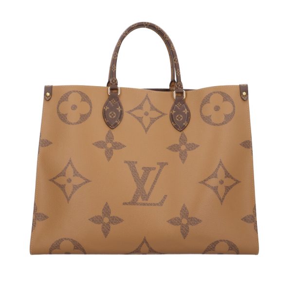 brb10010000009965 3 Louis Vuitton On the Go Monogram Giant Tote Bag Brown