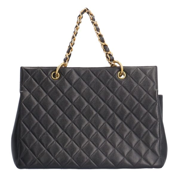 brb10010000010141 3 Chanel Matelasse Caviar Handbag Black