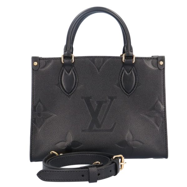 brb10010000010308 1 Louis Vuitton On the Go Monogram Emprene Shoulder Bag Black