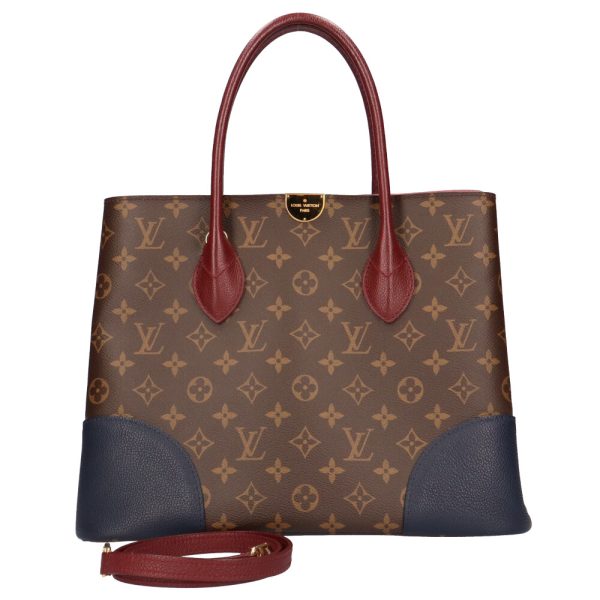 brb10010000010875 1 Louis Vuitton Flandrine Monogram Canvas Shoulder Bag Brown