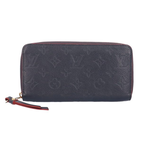 brb10010000011115 1 Louis Vuitton Zippy Emprene Long Wallet Black