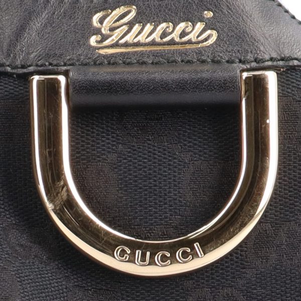 brb10010000011233 9 Gucci Abbey GG Campus Shoulder Bag Black