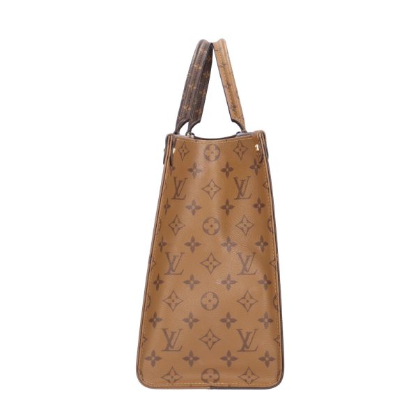 brb10010000011831 4 Louis Vuitton On the Go MM Shoulder Bag Monogram Giant Brown