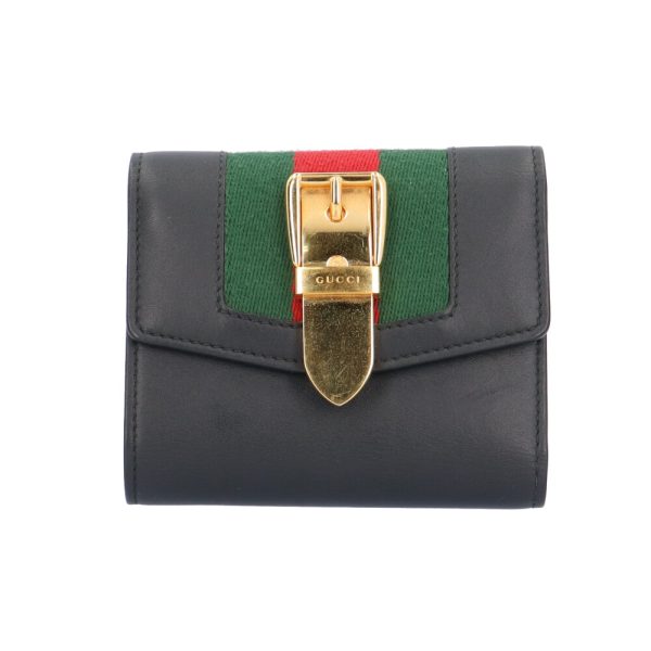 brb10010000012042 1 Gucci Sylvie Sherry Line Leather Trifold Wallet