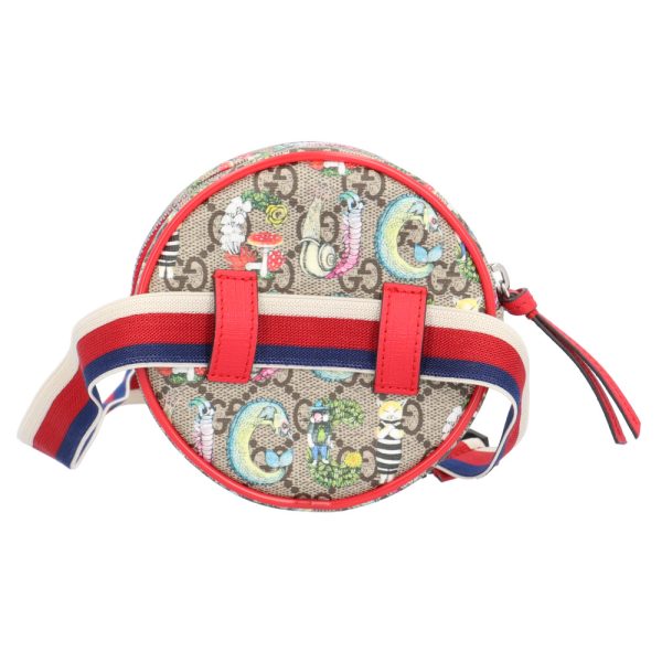 brb10010000012506 3 Gucci Round Mini Waist Pouch GG Supreme Higuchi Yuko Collaboration Body Bag Multicolor