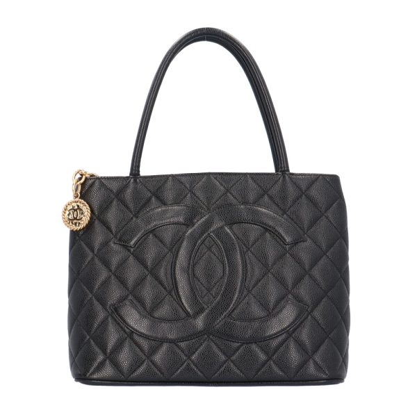 brb10010000012668 1 Chanel Reprint Caviar Tote Bag Black