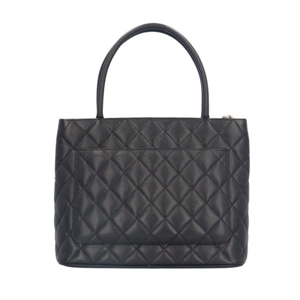 brb10010000013113 3 Chanel Reprint Cocomark Caviar Tote Bag Black