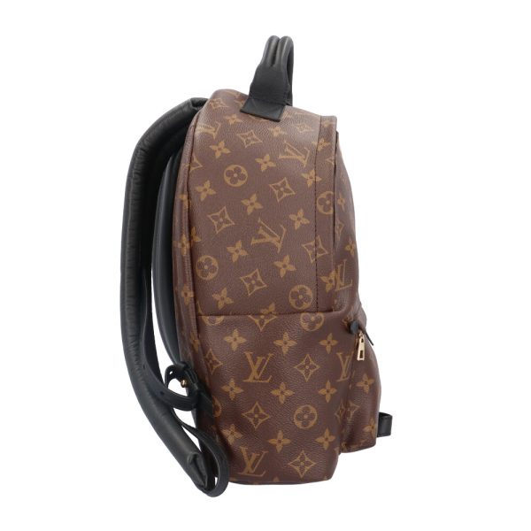 brb10010000013127 4 Louis Vuitton Palm Springs Monogram Canvas Daypack Bag Brown