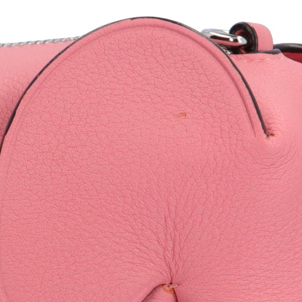 brb10010000013192 7 Loewe Mini Elephant Animal Collection Shoulder Bag Leather Pink