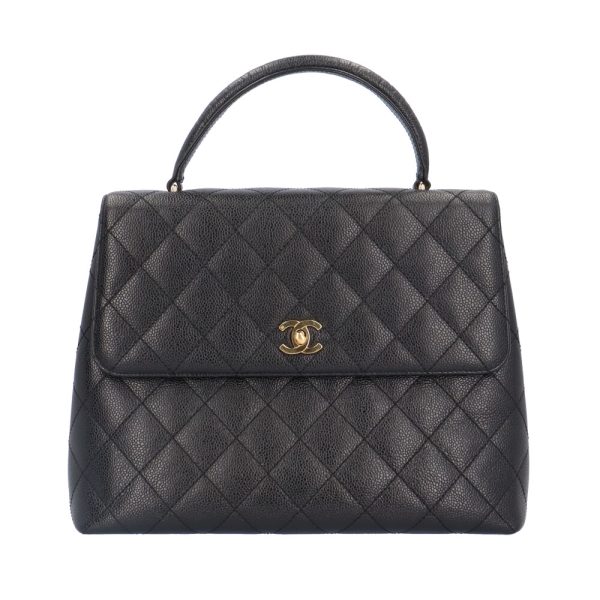 brb10010000013242 1 Chanel Matelasse Cocomark Caviar Handbag Black