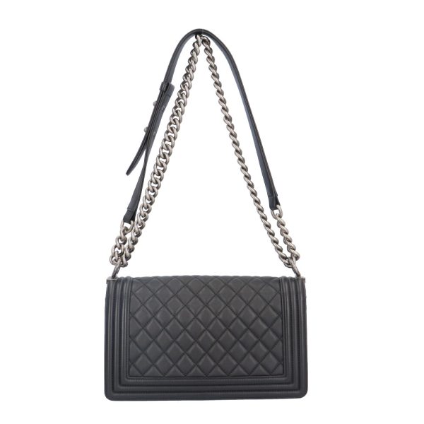 brb10010000013244 3 Chanel Boy Calf Shoulder Bag Black