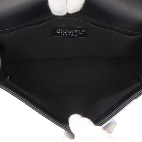 brb10010000013244 6 Chanel Boy Calf Shoulder Bag Black