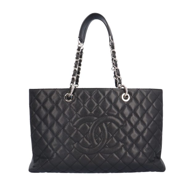 brb10010000013365 1 Chanel GST Large Matelasse Caviar Tote Bag Black