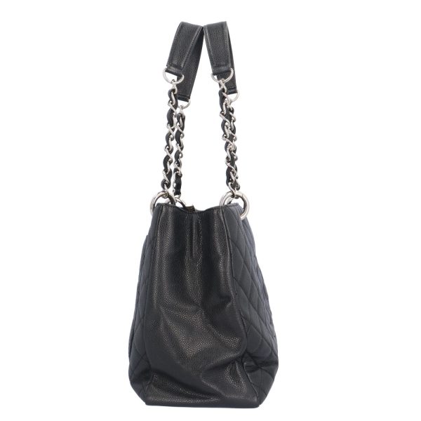 brb10010000013368 4 Chanel GST Caviar Tote Bag Black