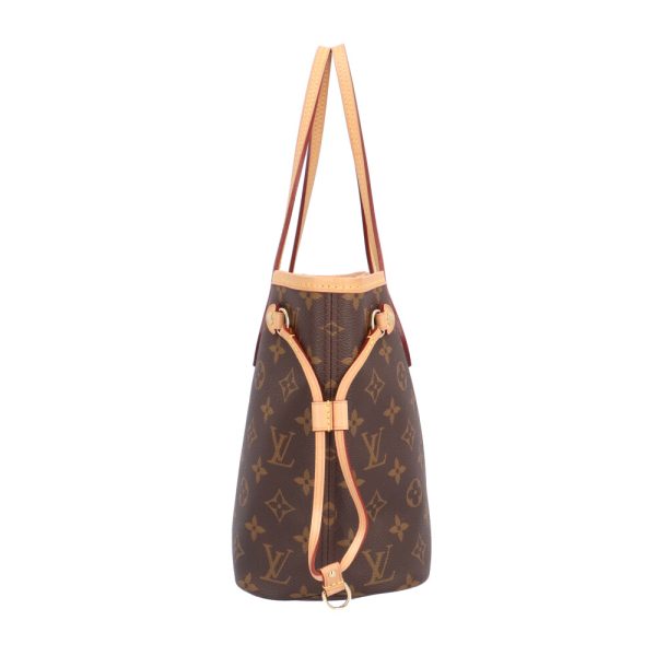 brb10010000013618 3 Louis Vuitton Neverfull Monogram Canvas Tote Bag Brown