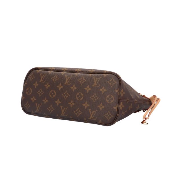 brb10010000013618 4 Louis Vuitton Neverfull Monogram Canvas Tote Bag Brown