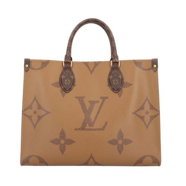 brb10010000013622 3 Louis Vuitton On the Go Monogram Canvas Shoulder Bag Bag Brown