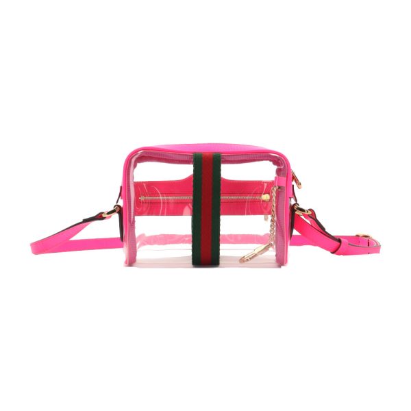 brb10010000013689 4 Gucci Mini Ophidia Vinyl Shoulder Bag Pink