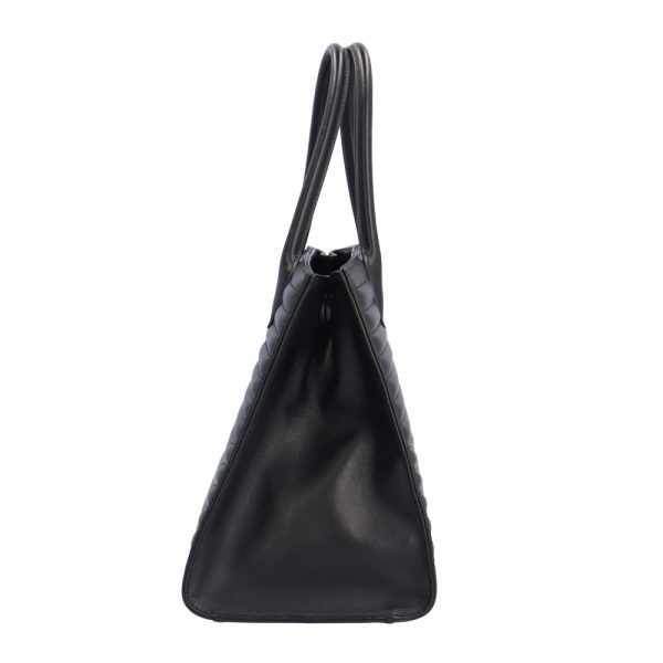 brb10010000014028 4 Prada Diagram Leather Shoulder Bag Black