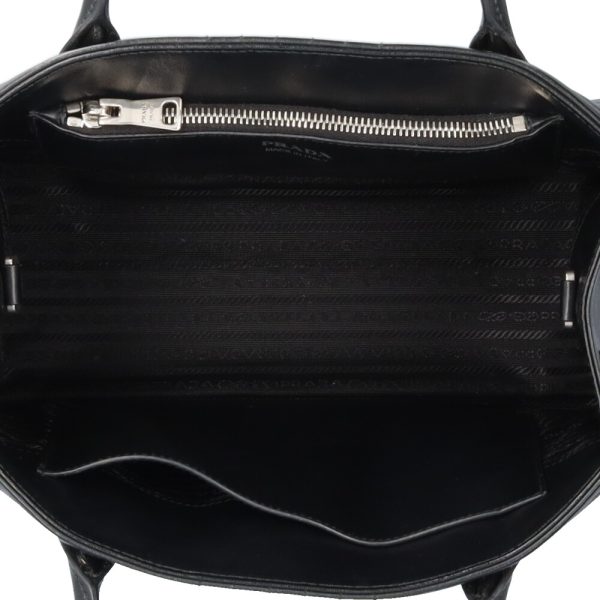 brb10010000014028 6 Prada Diagram Leather Shoulder Bag Black