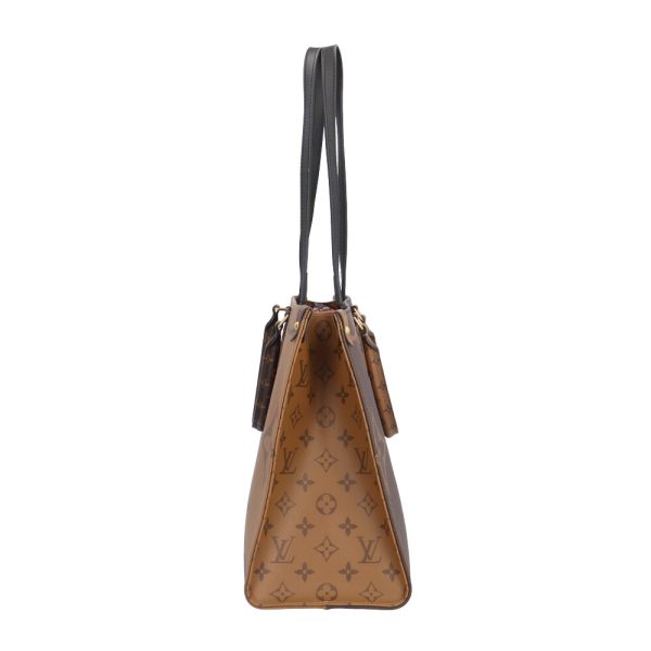 brb10010000014029 4 Louis Vuitton On the Go MM Monogram Giant Shoulder Bag Brown